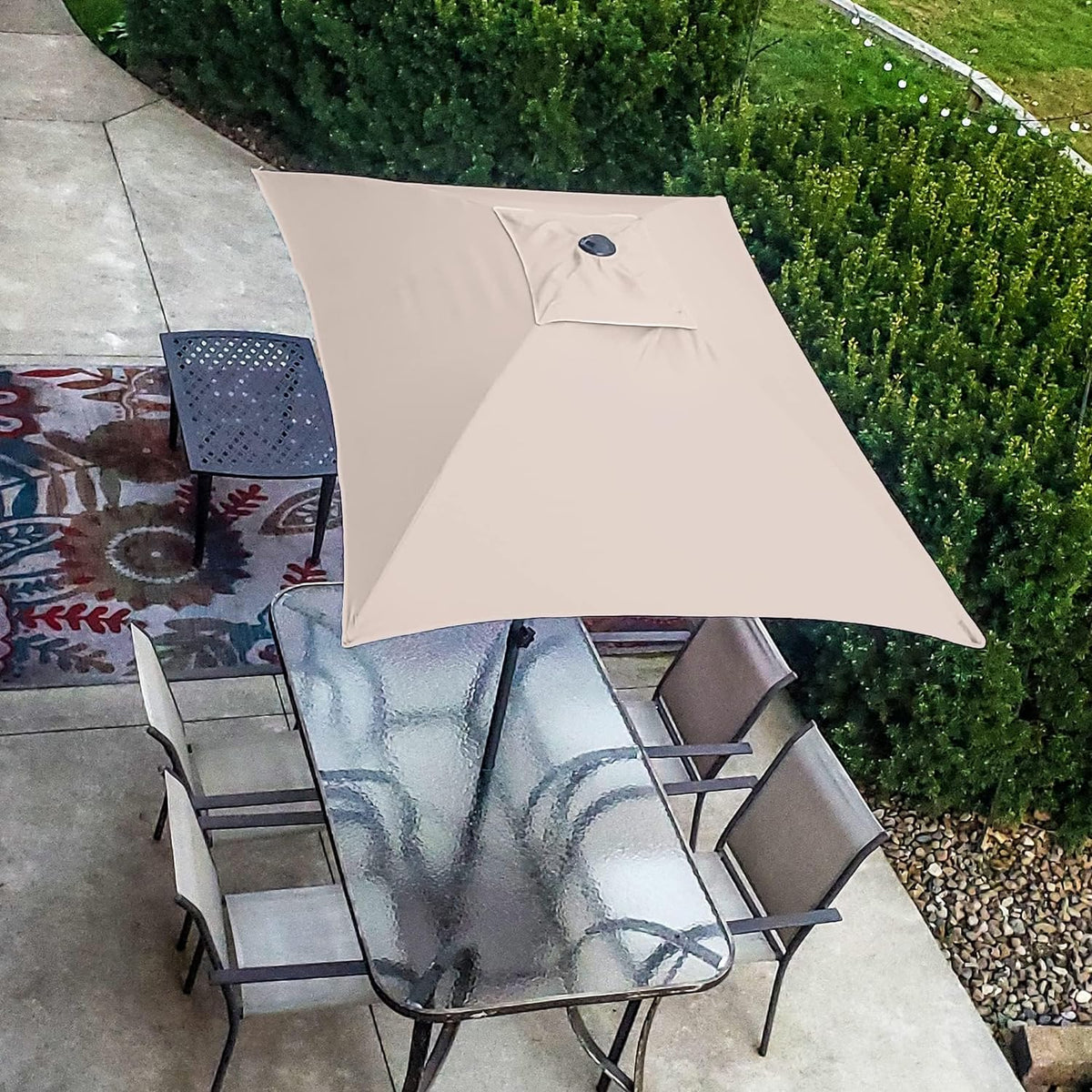 changeable patio umbrella Formosa Covers 9ft Replacement Canopy 8 ribs (canopy only) Multiple sizes/colors Flex 11' Octagon Market Umbrella