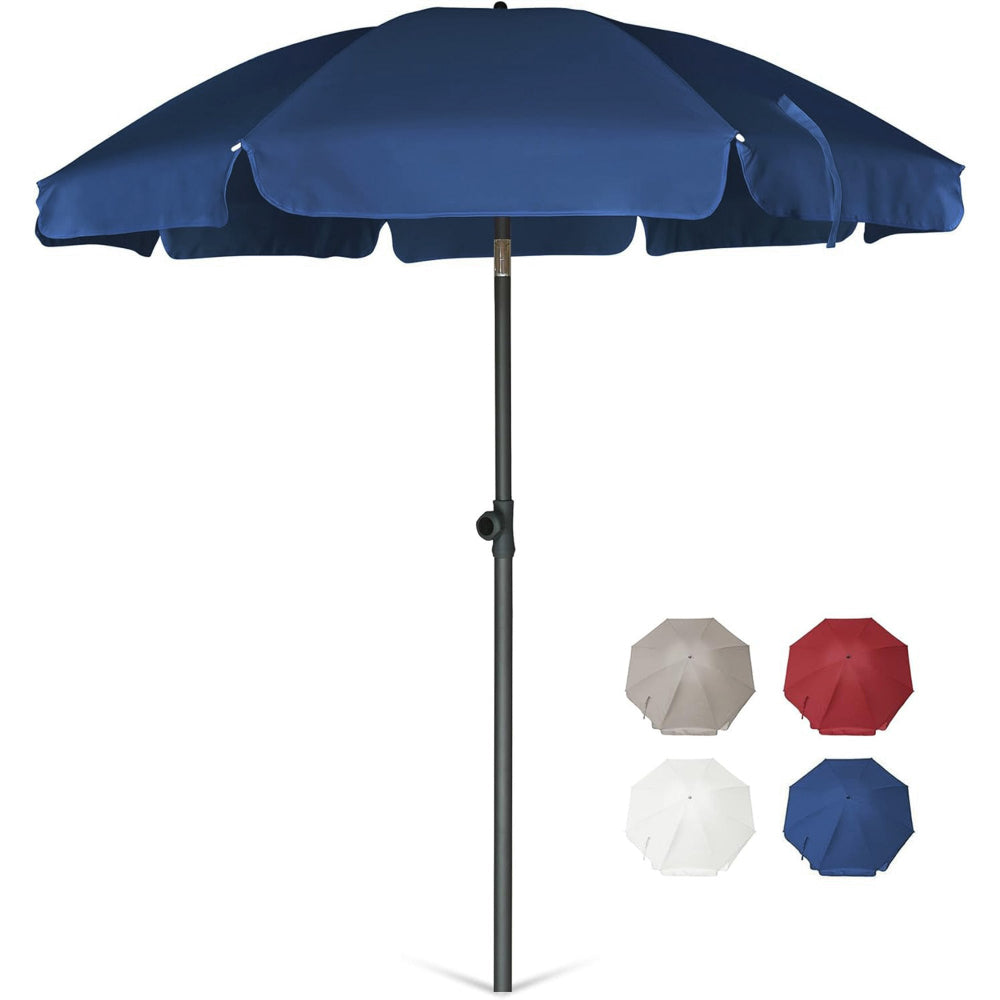 5 5 patio umbrella AMMSUN 6.5ft Patio Table Umbrella,Navy Blue