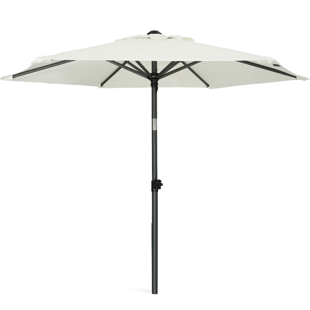 6 ft white patio umbrellas AMMSUN 6ft Small Patio Table Umbrella,White