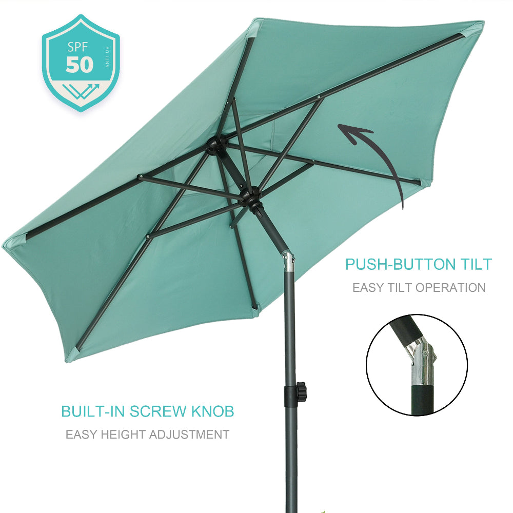 6 ft green patio umbrella AMMSUN 6ft Patio Table Umbrella,GreenAMMSUN 5.8ft Patio Umbrella Outdoor Table Umbrellas