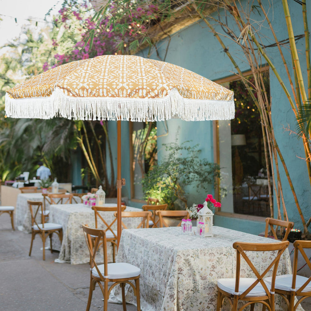 hobo patio umbrella 10x10ft Umbrella, Deluxe Square Garden Umbrella, Beige button connector pin protects the pole from damage. AMMSUN 7ft Patio Fringe Umbrella,