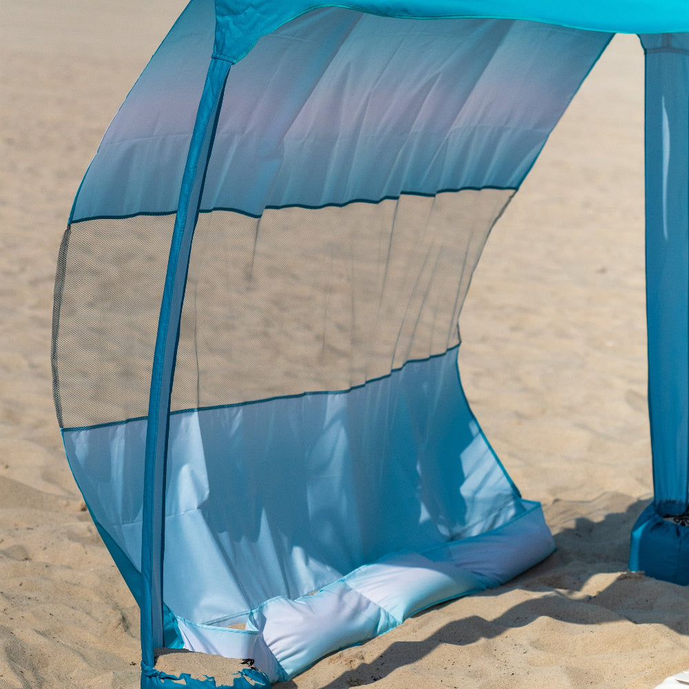 Additional privacy sunwall for AMMSUN 6.2ft ×6.2ft beach cabana，Easy ...