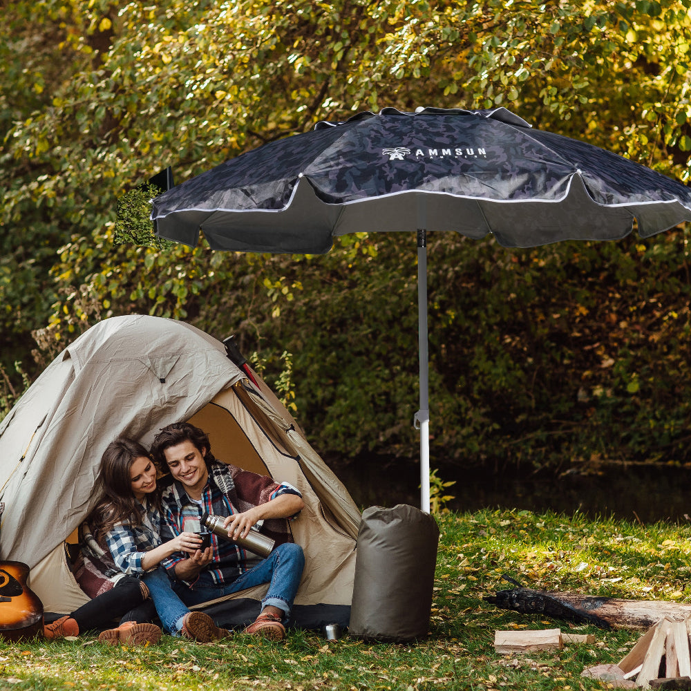camouflage patio umbrella AMMSUN 6.5ft Outdoor Umbrella,Camouflage