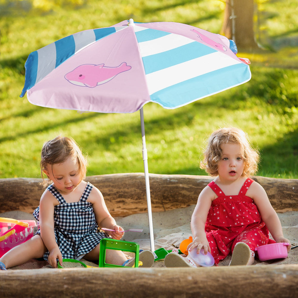 kids patio umbrellas Business & Pleasure Co. The Umbrella It fits securely into the craft tables center hole and anchors to the lower support AMMSUN 47 inches /5ft kid