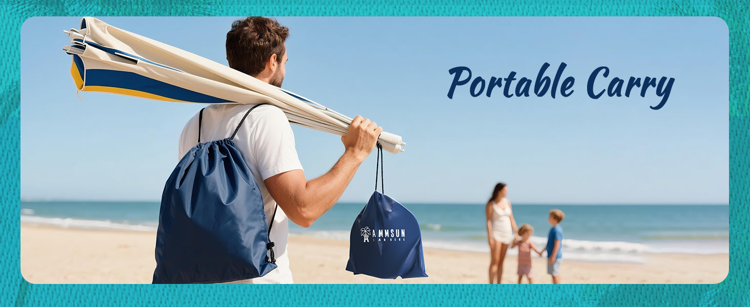 A man is carreying a bag for AMMSUN 13