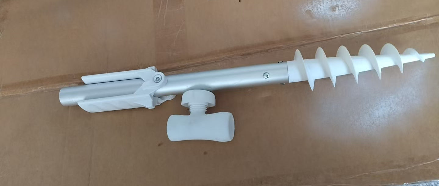 replacement lower pole for twice folded umbrella
