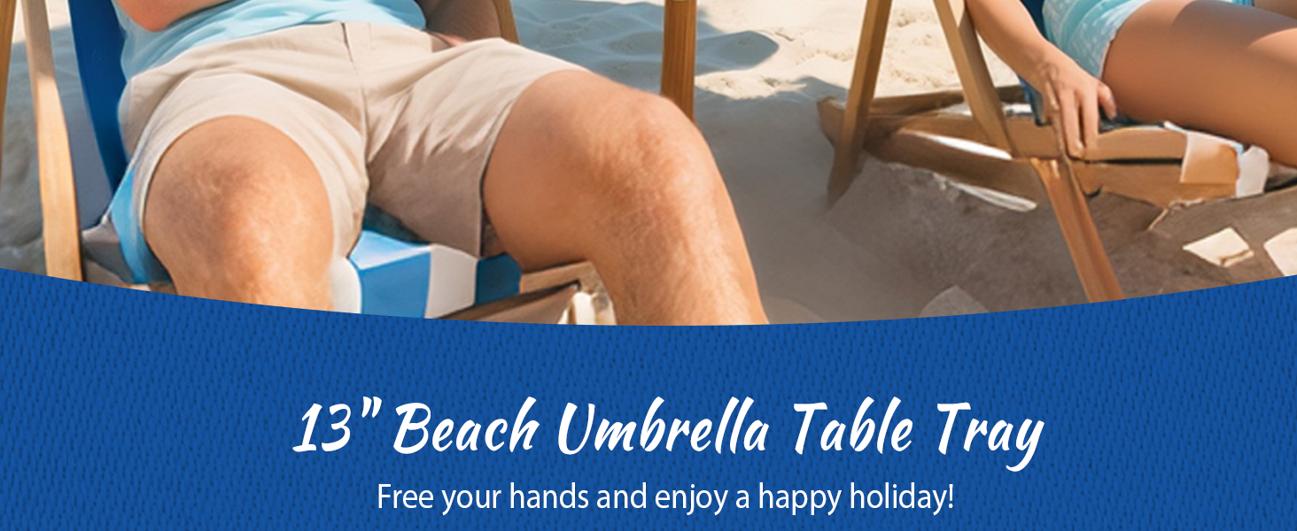 Two people sitting under an umbrella with AMMSUN 13